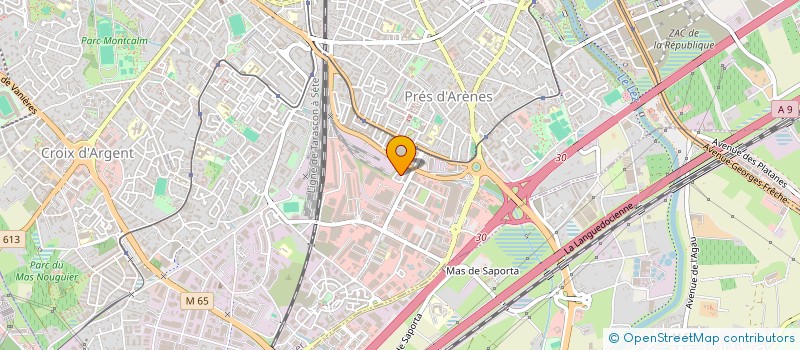 localisation de l'entreprise MONSIEUR RACHID MOUMIT à MONTPELLIER