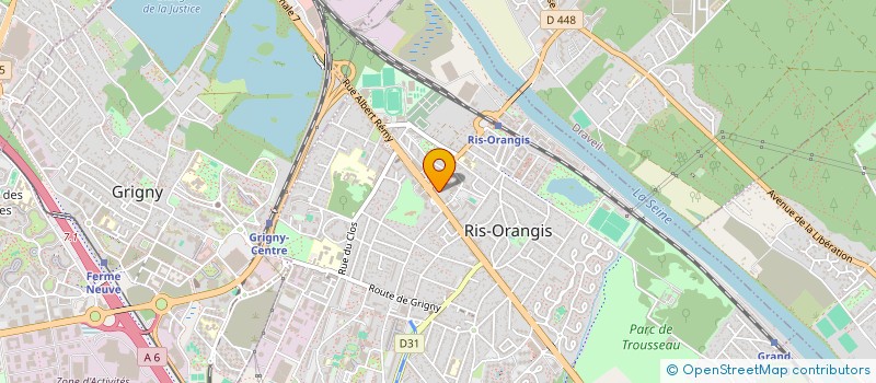 localisation de l'entreprise MONSIEUR RACHID MOUSSOUNI à RIS-ORANGIS