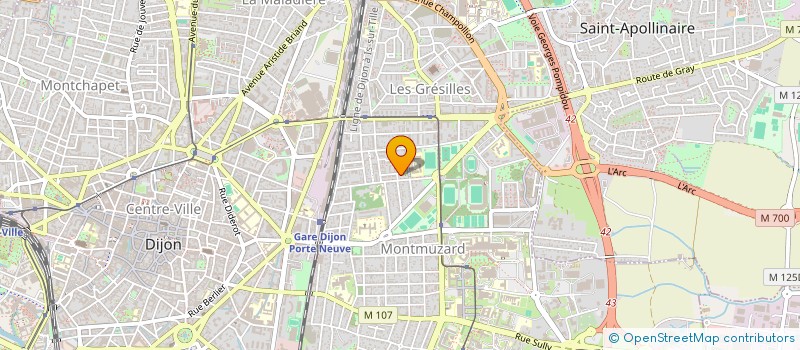 localisation de l'entreprise MONSIEUR RACHID MOUTIA à DIJON