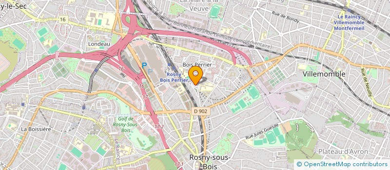 localisation de l'entreprise MONSIEUR RACHID MSA à ROSNY-SOUS-BOIS