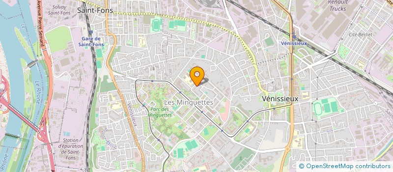 localisation de l'entreprise MONSIEUR RACHID NACEF à VENISSIEUX