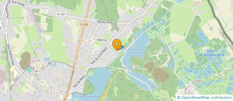 localisation de l'entreprise MONSIEUR RACHID NADIR  CONDE-SUR-L'ESCAUT