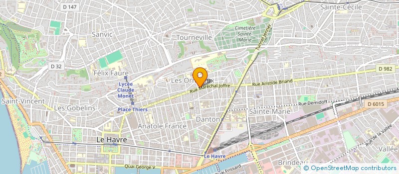 localisation de l'entreprise MONSIEUR RACHID NAIT HAMMOU  LE HAVRE