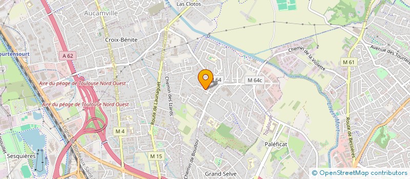 localisation de l'entreprise MONSIEUR RACHID NAMARI  LAUNAGUET