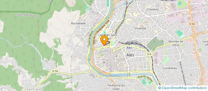localisation de l'entreprise MONSIEUR RACHID NEKAA à ALES