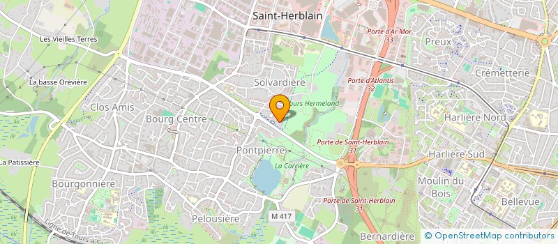 localisation de l'entreprise MONSIEUR RACHID OKEIL  SAINT-HERBLAIN