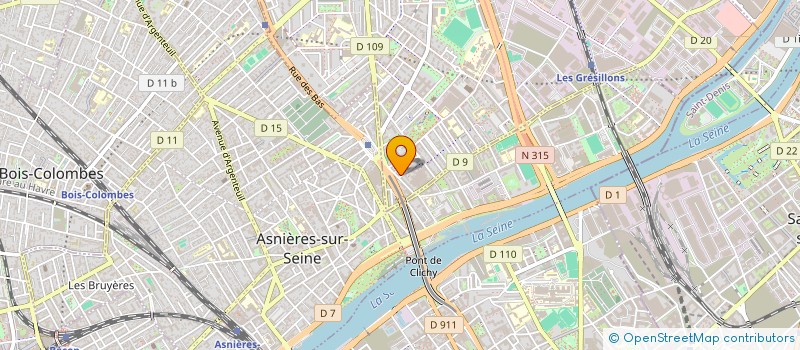 localisation de l'entreprise MONSIEUR RACHID OUABOU à GENNEVILLIERS