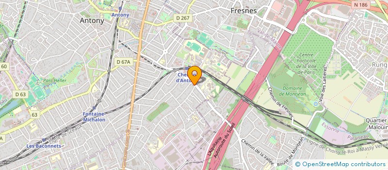 localisation de l'entreprise MONSIEUR RACHID OUACIF à ANTONY