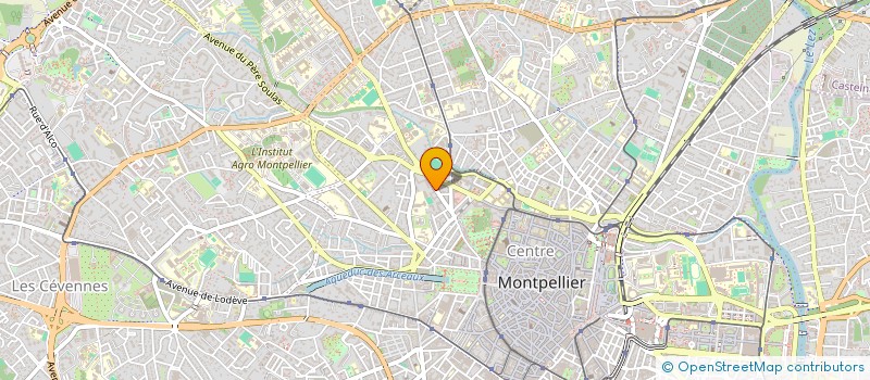 localisation de l'entreprise MONSIEUR RACHID OUALI à MONTPELLIER