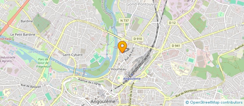 localisation de l'entreprise MONSIEUR RACHID OUAZZABA à ANGOULEME