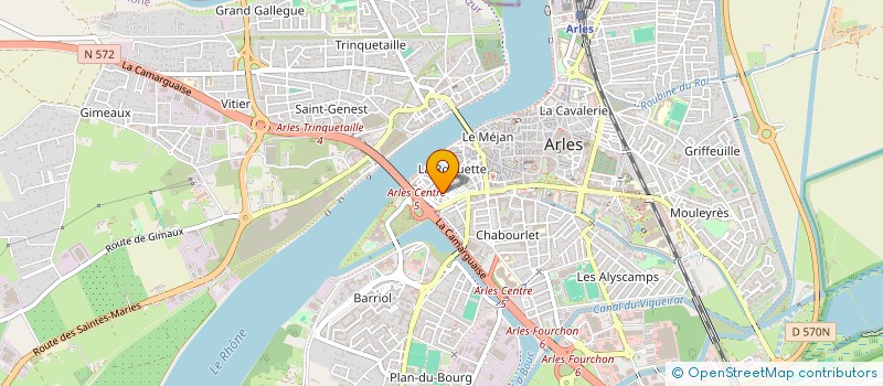 localisation de l'entreprise MONSIEUR RACHID OULAD-BADA  ARLES