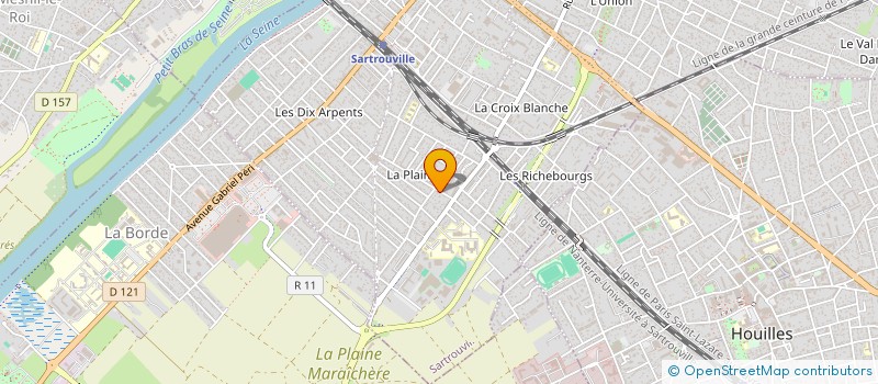 localisation de l'entreprise MONSIEUR RACHID OULD MOHAMED à SARTROUVILLE