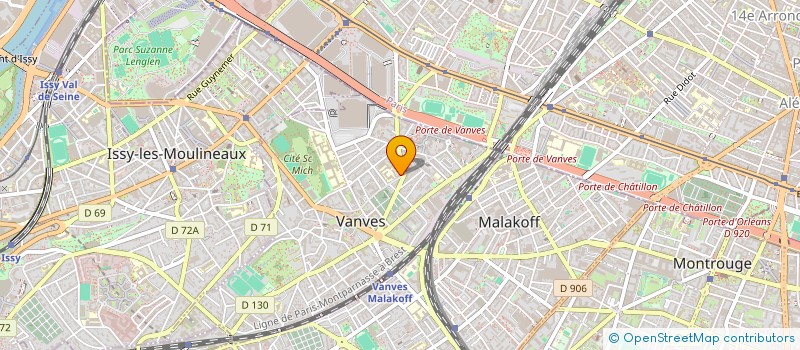 localisation de l'entreprise MONSIEUR RACHID OULED BOUARIF à VANVES