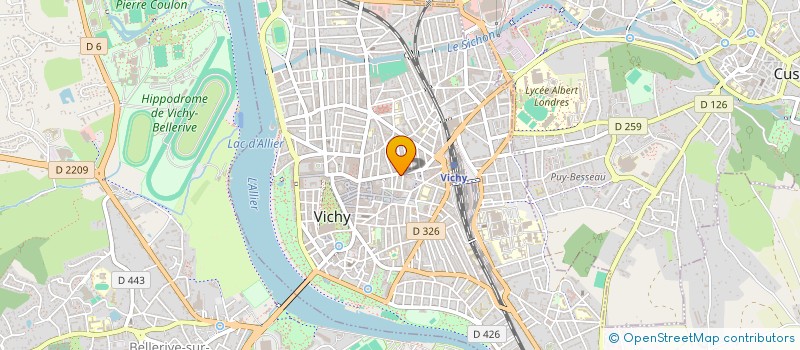 localisation de l'entreprise MONSIEUR RACHID OUMOUHAND à VICHY
