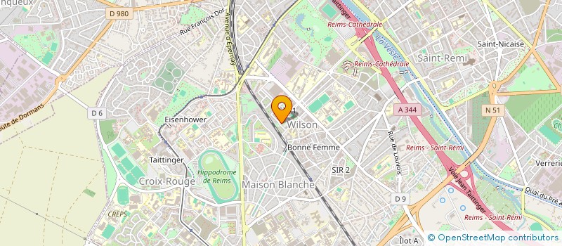 localisation de l'entreprise MONSIEUR RACHID RABHI LABYAD  REIMS