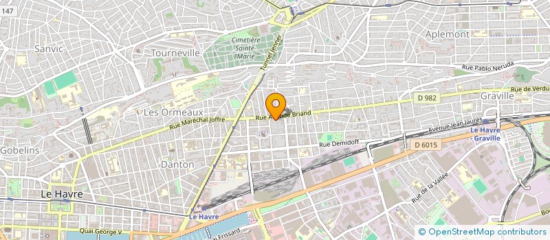 localisation de l'entreprise MONSIEUR RACHID RACIRI à LE HAVRE