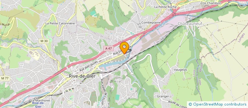 localisation de l'entreprise MONSIEUR RACHID RAHMANI  RIVE-DE-GIER