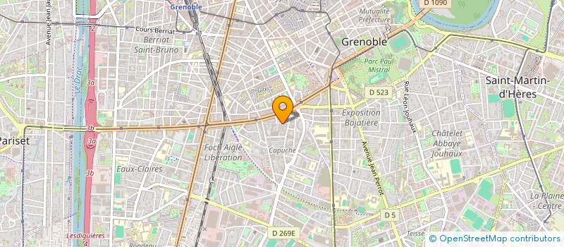 localisation de l'entreprise MONSIEUR RACHID RAHMOUNE à GRENOBLE