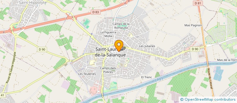 localisation de l'entreprise MONSIEUR RACHID RAZALI  SAINT-LAURENT-DE-LA-SALANQUE