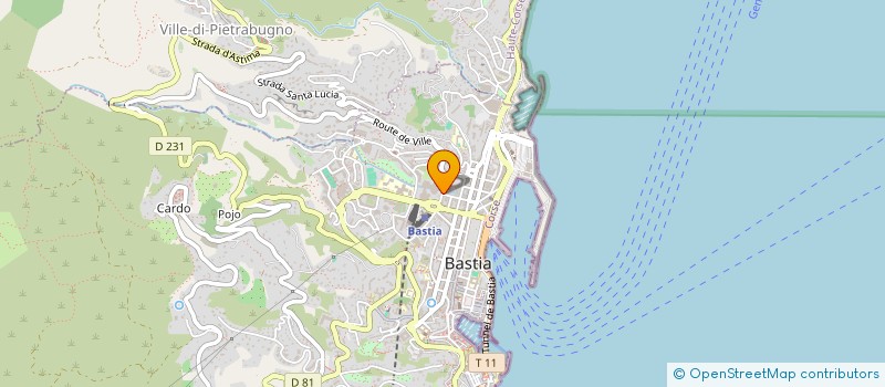 localisation de l'entreprise MONSIEUR RACHID RHIOUI à BASTIA