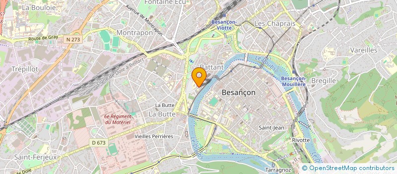 localisation de l'entreprise MONSIEUR RACHID RICHI à BESANCON