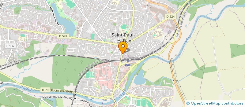 localisation de l'entreprise MONSIEUR RACHID ROCHDI à SAINT-PAUL-LES-DAX