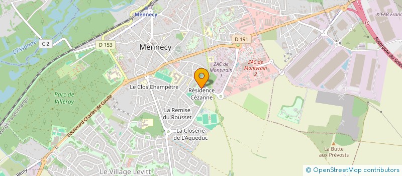 localisation de l'entreprise MONSIEUR RACHID ROUCHDI à MENNECY