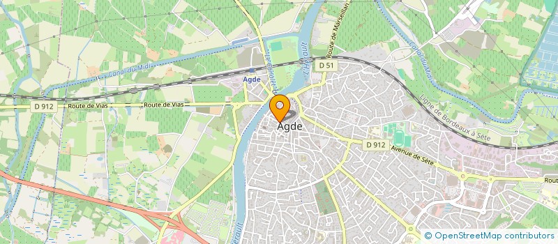 localisation de l'entreprise MONSIEUR RACHID SADA à AGDE