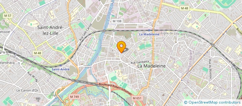 localisation de l'entreprise MONSIEUR RACHID SADOUKI à LA MADELEINE