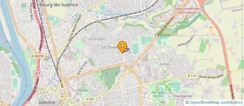 localisation de l'entreprise MONSIEUR RACHID SAFAR à VALENCE