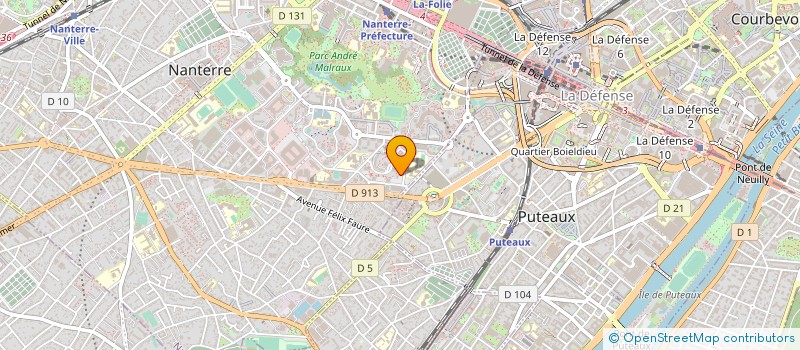 localisation de l'entreprise MONSIEUR RACHID SAHRAOUI  NANTERRE