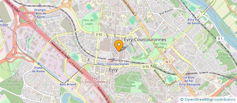 localisation de l'entreprise MONSIEUR RACHID SAID à EVRY-COURCOURONNES