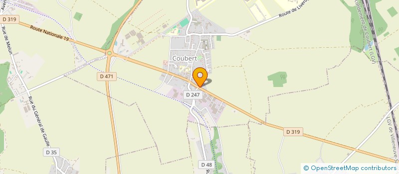 localisation de l'entreprise MONSIEUR RACHID SAIDJ  COUBERT