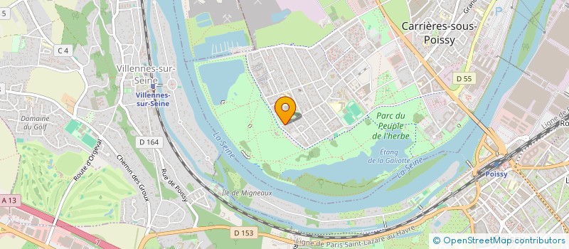 localisation de l'entreprise MONSIEUR RACHID SBAI  CARRIERES-SOUS-POISSY