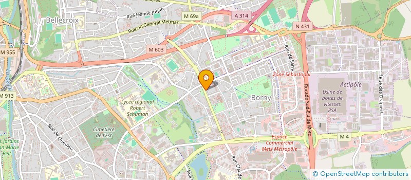 localisation de l'entreprise MONSIEUR RACHID SEBHI  METZ