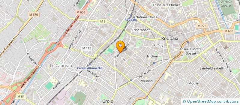 localisation de l'entreprise MONSIEUR RACHID SEGHAIER à ROUBAIX