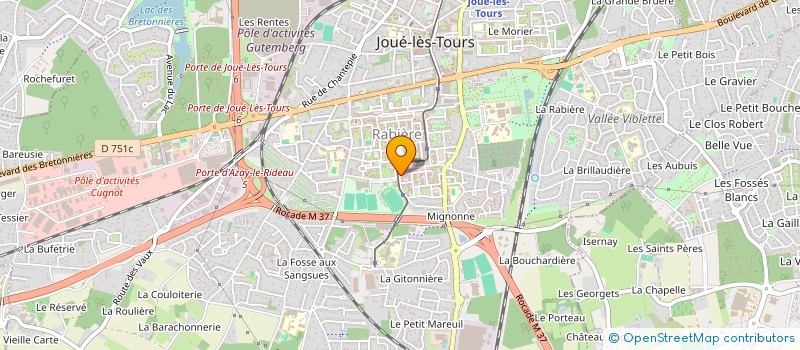 localisation de l'entreprise MONSIEUR RACHID SERDA  JOUE-LES-TOURS