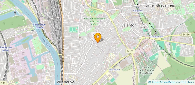 localisation de l'entreprise MONSIEUR RACHID SERRAR  VALENTON