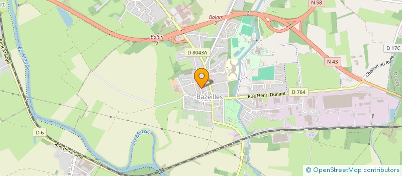 localisation de l'entreprise MONSIEUR RACHID SOUBIH  BAZEILLES