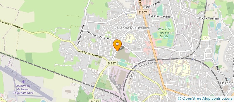 localisation de l'entreprise MONSIEUR RACHID TAHRI à VARENNES-VAUZELLES