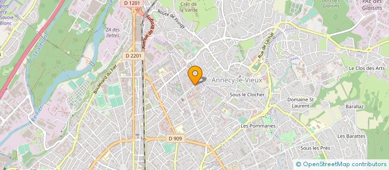 localisation de l'entreprise MONSIEUR RACHID TALAH  ANNECY