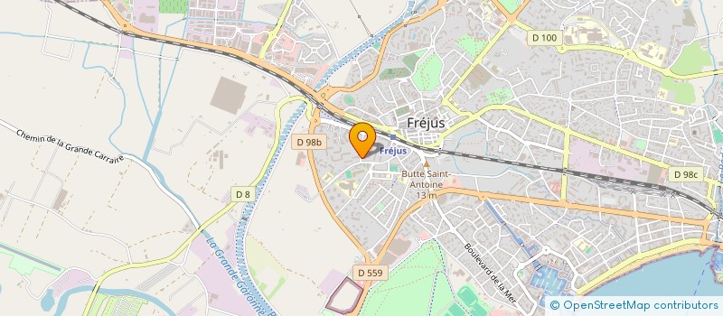 localisation de l'entreprise MONSIEUR RACHID TALBI à FREJUS