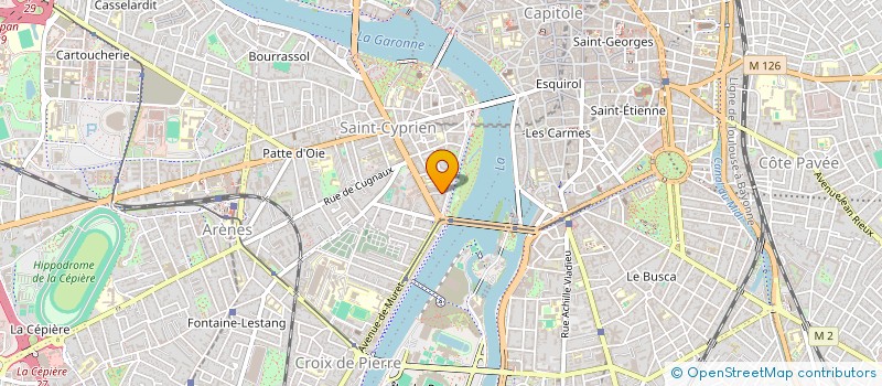 localisation de l'entreprise MONSIEUR RACHID TALBI  TOULOUSE