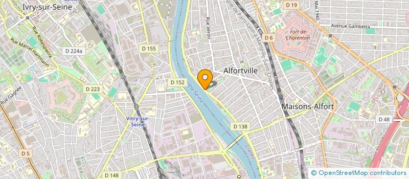 localisation de l'entreprise MONSIEUR RACHID TANGARA à ALFORTVILLE