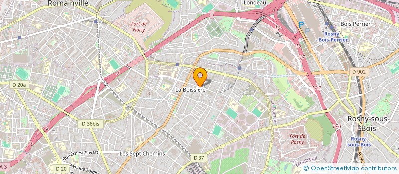 localisation de l'entreprise MONSIEUR RACHID TASSAOUI à MONTREUIL