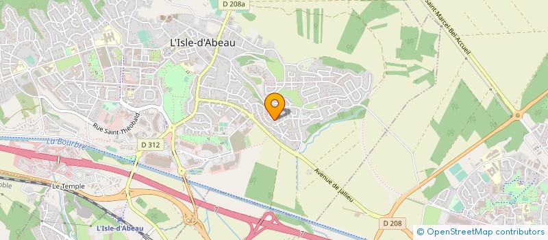 localisation de l'entreprise MONSIEUR RACHID TENBOUKTI  L'ISLE-D'ABEAU