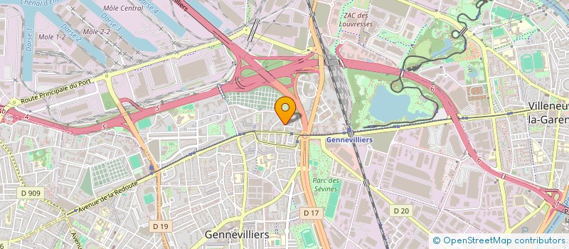 localisation de l'entreprise MONSIEUR RACHID TERRAS  GENNEVILLIERS