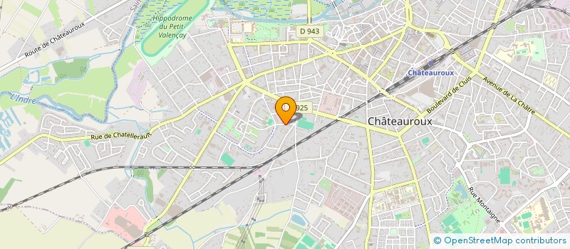 localisation de l'entreprise MONSIEUR RACHID TIBLE à CHATEAUROUX