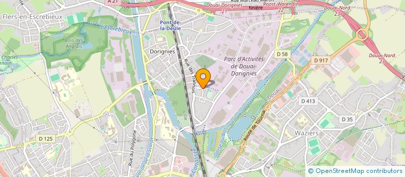 localisation de l'entreprise MONSIEUR RACHID TIGMRATINE  DOUAI