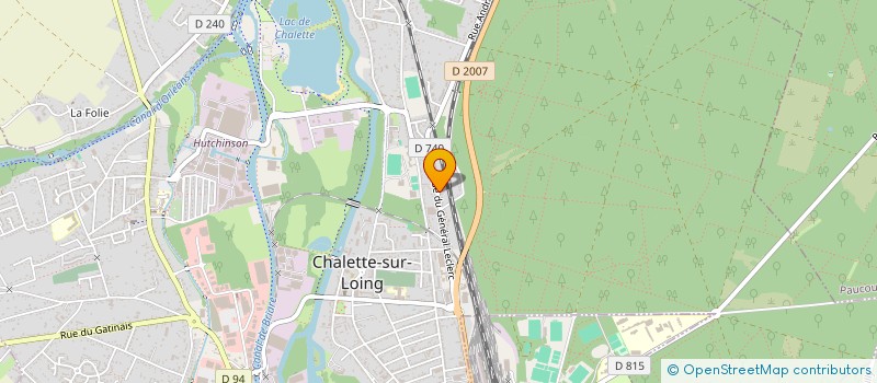 localisation de l'entreprise MONSIEUR RACHID TOUDJINE à CHALETTE-SUR-LOING